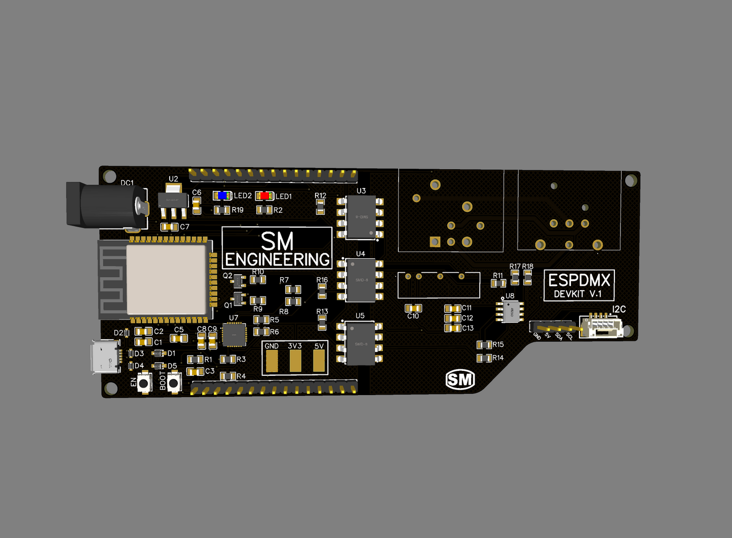 ESPDMX Development Board